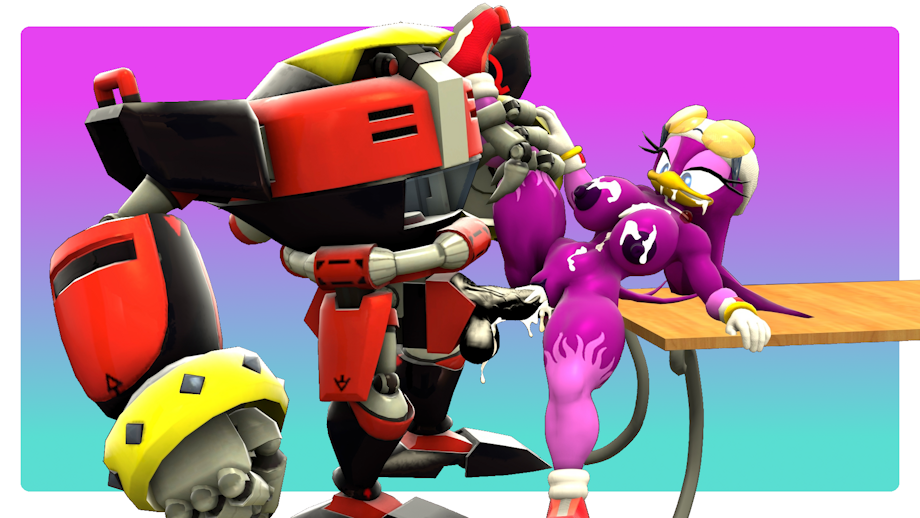 3d 3d_(artwork) anthro areolae avian big_breasts breasts cum cum_drip cum_in_pussy cum_inside cum_on_body cum_on_breasts cum_on_face e-123_omega female grey-yordle kabalmystic_(style) leg_up male male/female nipples nude nude_female penis purple_feathers pussy robot sega sonic_(series) wave_the_swallow