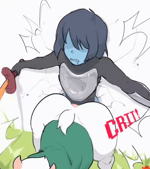 2boys 2d 2d_animation 2d_artwork against_wall anal anal_insertion anal_sex animated animated_gif anthro anthro_on_human anus blue_body blue_hair bottom_heavy bottom_heavy_femboy bottomless bottomless_male bubble_butt deltarune enormous_ass fat_ass femboy furry furry_male gif gigantic_ass huge_ass huge_butt konni kris_(deltarune) large_ass large_penis legs_apart light-skinned_male naked naked_male ralsei slamming sword thick_ass thick_legs thick_thighs