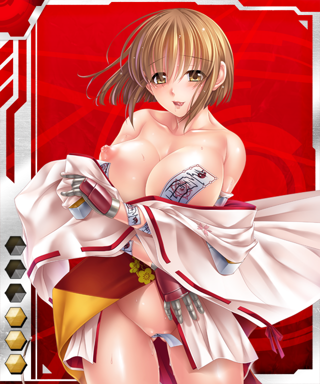 aikawa_arisa breasts female short_hair taimanin_asagi_battle_arena taimanin_asagi_battle_arena_all_card_gallery