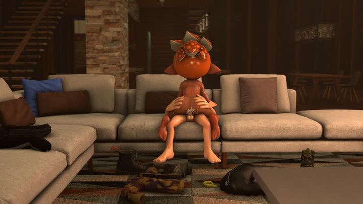 creampie cyanide(oc) danger(oc) gay gay_blowjob gay_sex inkling inkling_boy riding_cock sfm splatoon splatoon_3