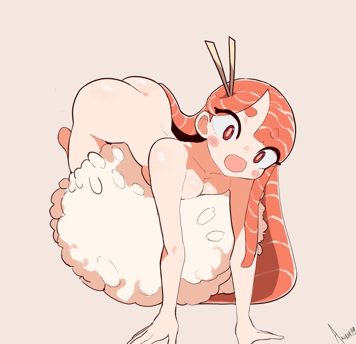 1girl 1girls akisas99 arm_support ass ass_cleavage ass_crack ass_up background big_boobs big_breasts blank_background blush_face blushing blushing_at_viewer blushing_female breasts brown-eyed_female brown_eyes busty busty_female busty_girl butt completely_naked completely_naked_female completely_nude completely_nude_female exposed flushed flushed_cheeks flushed_face fully_naked fully_nude ginger ginger_hair hair_pin hairpin hairpins head_tilt large_boobs large_breasts monotone_background naked naked_female naked_woman nude nude_female nudity oc one_color_background open_mouth orange-haired_female orange_eyebrows orange_hair orange_hair_female original original_art original_artwork original_character original_female_character parted_lips plain_background rice rice_ball sashimi solid_color_background thick_ass thick_butt tilted_head tongue topless topless_female very_long_hair very_long_hair_female white_background
