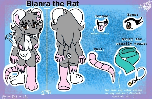 anthro bianra_rat big_breasts blancathewolfdog breasts english_text female fur furry looking_at_viewer mammal model_sheet nipples nude pussy rat rodent simple_background smile solo teeth text