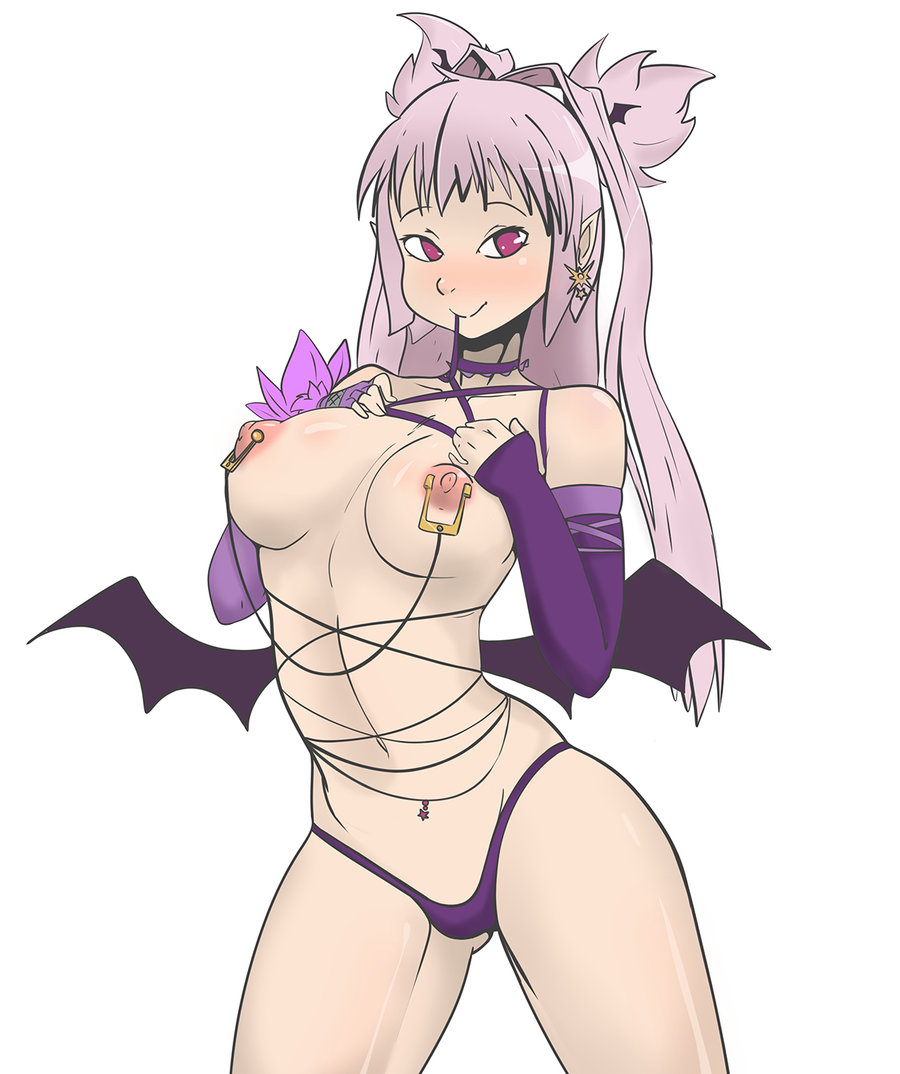 brandish breasts demon_girl demon_wings lingerie succubus succubus_wings tagme twiska white_background