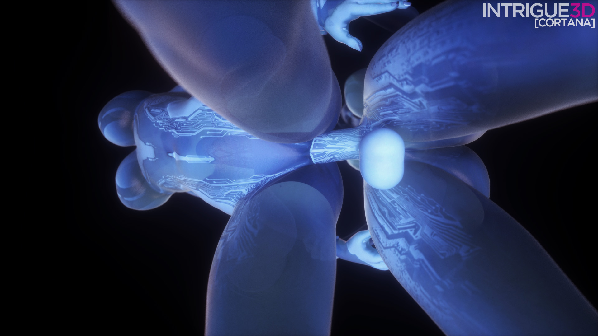 1futa, 1girls, 2016, 3d, artificial intelligence, ass, balls, blue, breasts, clone, cortana, cortana v2, dark skin, dark-skinned futa, dickgirl, erection, female, female focus, futa on female, futa sans pussy, futanari, halo (series), halo 4, intersex, intrigue3d, large breasts, low-angle view, nippleless, nude, penetration, penis, pussy, selfcest, sex, taint, testicles, vaginal penetration, wide hips