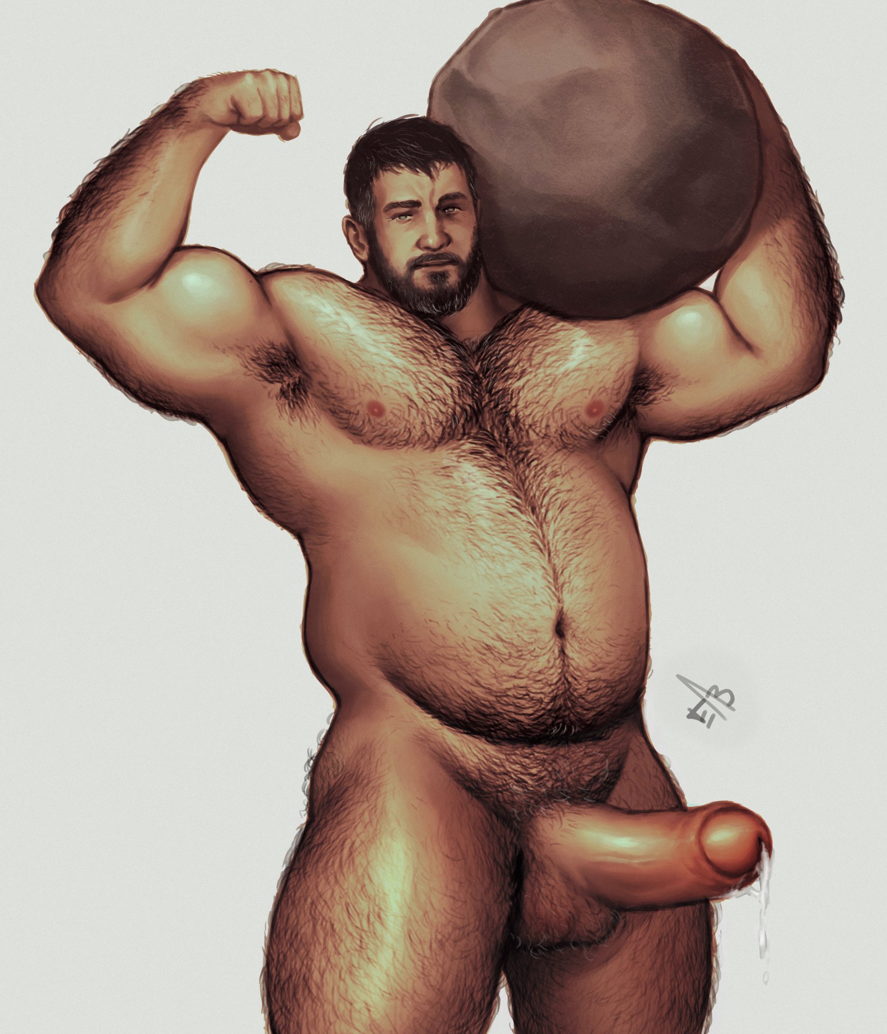 bara, bear (body type), beard, big cock, big dick, big penis, blumnight, boner, chest hair, chris redfield, cock, daddy, dick, dilf, erection, flexing bicep, hairy, hairy armpits, hairy chest, huge cock, male, male only, penis, resident evil, solo, thick cock, thick dick, thick penis