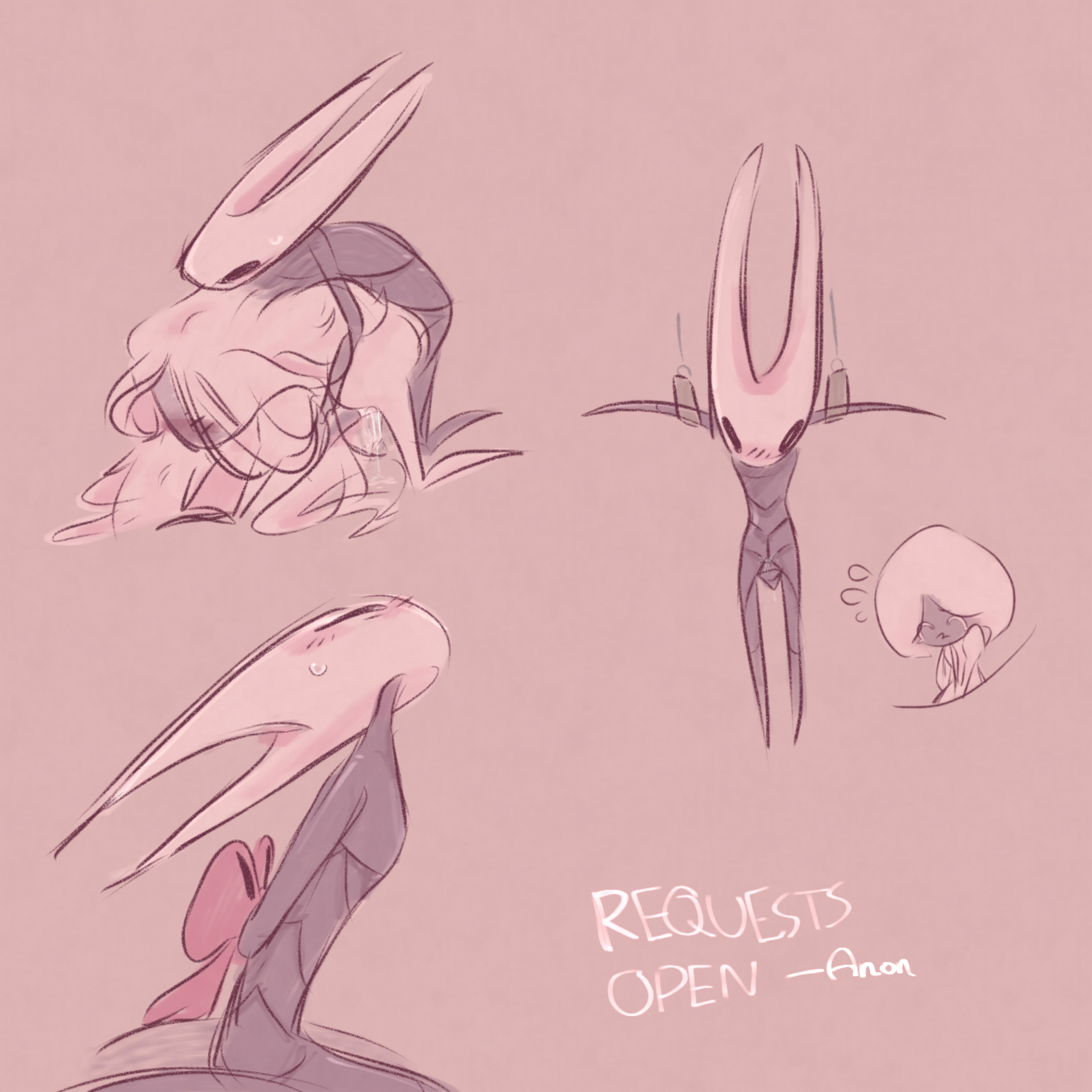 abdomen, bondage, bug, bugs, hollow knight, hollow knight (franchise), hollow knight: silksong, horn, hornet (hollow knight), lace (hollow knight), penetration, restrained, ribbon bondage, silk, silksong, spider, wlw, women, yuri