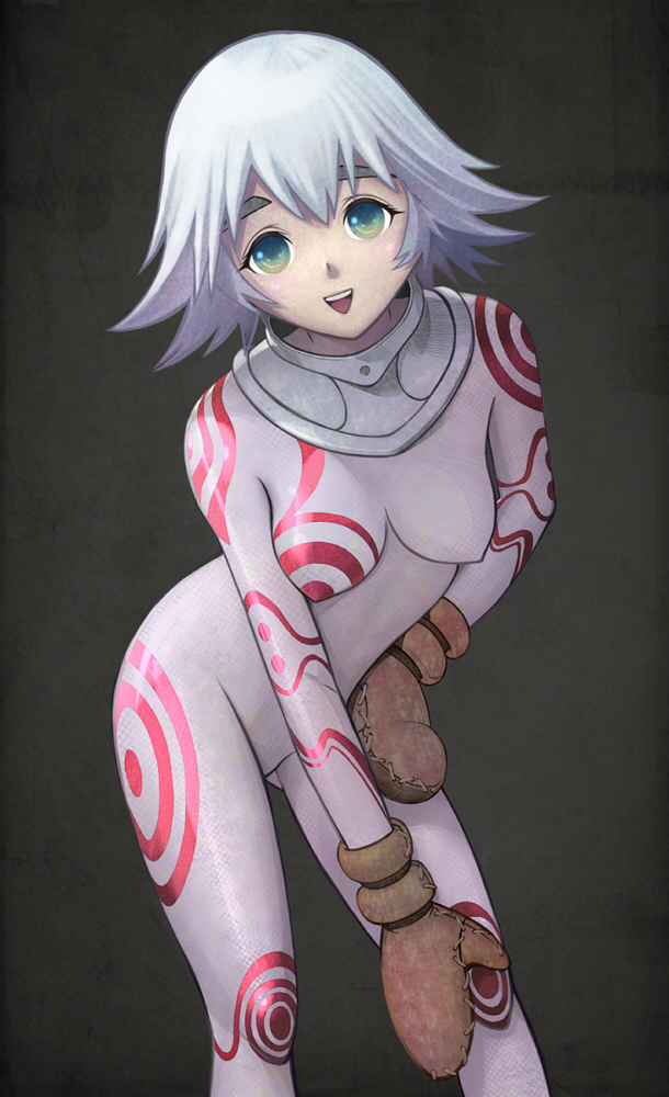 1girls artist_request comedy cosplay deadman_wonderland female female_only pale-skinned_female pale_skin red_eyes shiina_mayuri shiro_(deadman_wonderland) shiro_(deadman_wonderland)_(cosplay) solo steins;gate tagme target white_hair white_skin