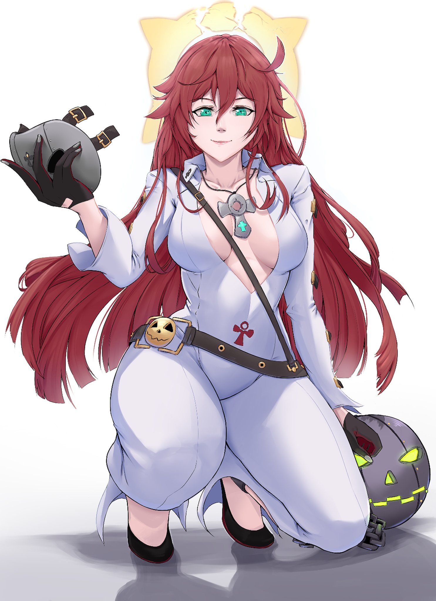 1girls, 2021, arc system works, female, femme fatale, guilty gear, jack-o' valentine, luxpineapple
