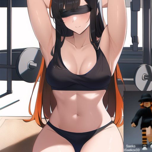 ai_generated arms_behind_head arms_up saekox33 tagme underwear