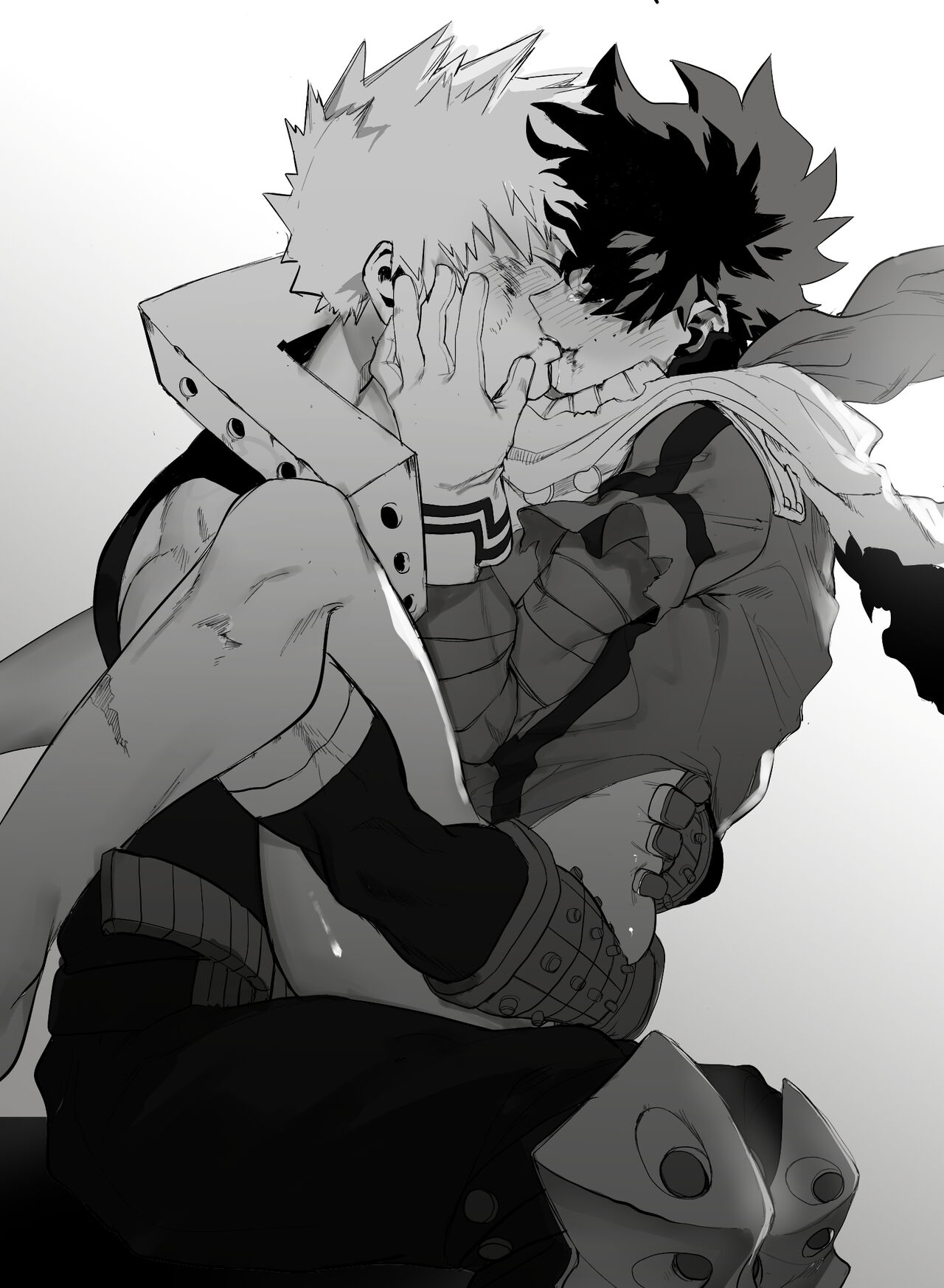 2boys anal bakudeku bakugou_katsuki clothed_sex gay gay_sex goodbye_glory hugging izuku_midoriya katsuki_bakugou kissing male male/male male_only male_penetrated male_penetrating male_penetrating_male my_hero_academia on_lap sex spiky_hair yaoi