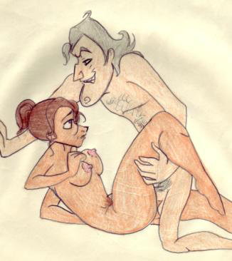 1boy 1girls barkis_bittern chest_hair colored_sketch corpse_bride jackandsally4ever missionary missionary_position nude sketch small_breasts tim_burton victoria_everglot warner_brothers