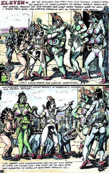 a_princess_of_mars barsoom breasts dejah_thoris edgar_rice_burroughs female green_martian hair human humanoid james_killian_spratt john_carter male mammal melee_weapon multi_arm multi_breast multi_limb nude penis pussy sola standing sword weapon woola