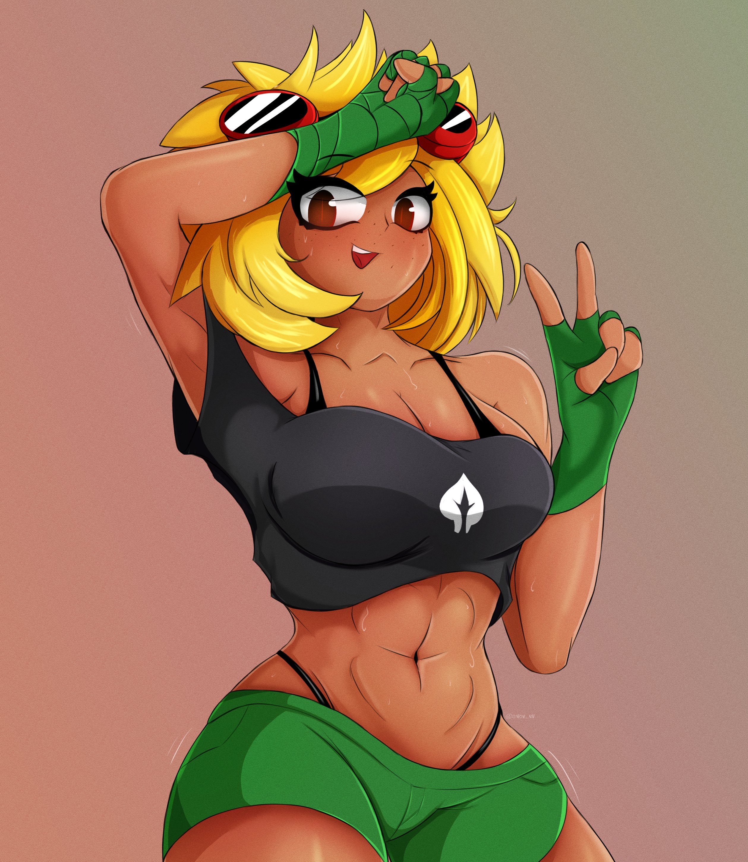 1girls, anthro, anthrofied, ass, breasts, enon nn, female, flora fauna, plant, plant girl, plant humanoid, plantie, plants vs zombies, plants vs. zombies, popcap games, pussy, solar flare (peargor), solar flare (pvz), sunflower (pvz)