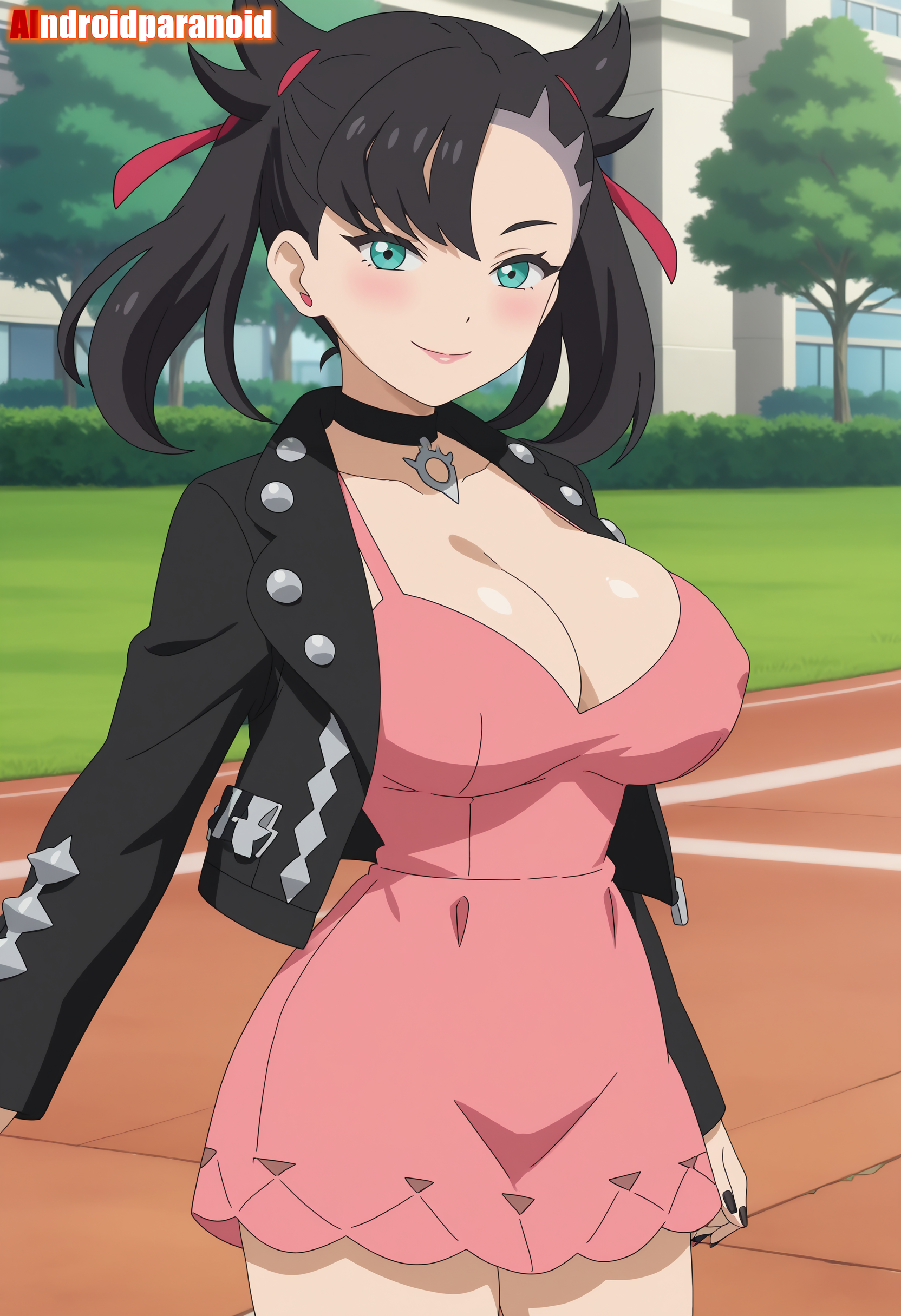 1girls, ai generated, aindroidparanoid, alternate breast size, ass, big ass, big breasts, big butt, breasts, busty, curvy, cute, dress, fat ass, female, female only, goth, goth girl, gym leader, hair, hi res, hips, huge ass, human, large ass, large breasts, legs, marnie (pokemon), narrow waist, pokemon, pokemon (species), pokemon trainer, slim waist, tagme, thick ass, thick thighs, voluptuous, waist, wide hips