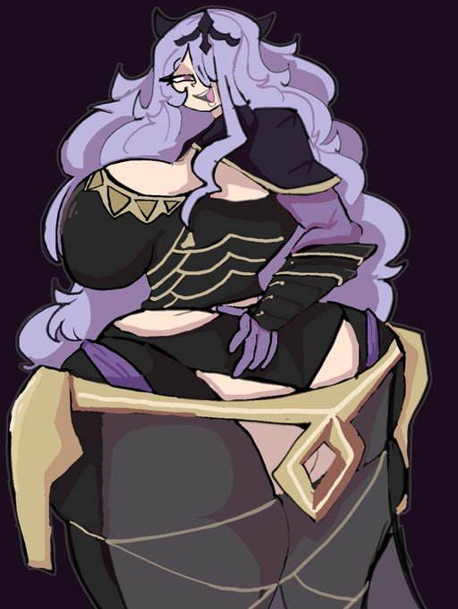 1female 1girls ass_bigger_than_head big_ass breasts breasts breasts_bigger_than_head camilla_(fire_emblem) clothed deskalewd female female female_only fire_emblem huge_ass looking_at_viewer tits_bigger_than_head voluptuous voluptuous_female