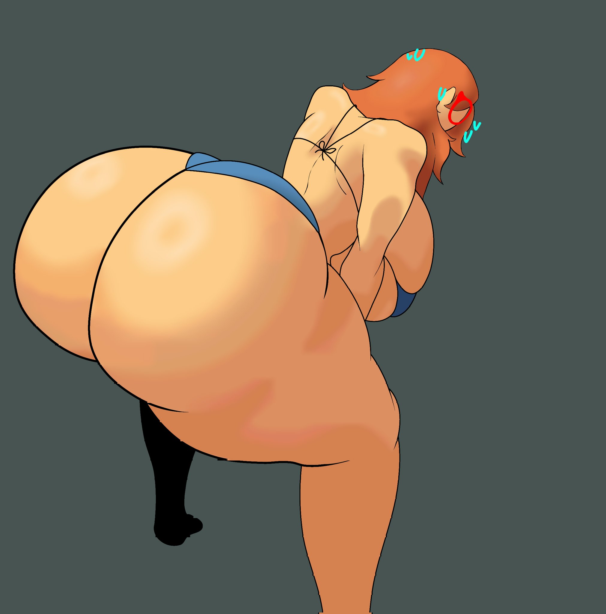 1girls, curvy, female, glasses, honklion, huge ass, kindergarten (game), kindergarten 3, ms. lovelett, tagme