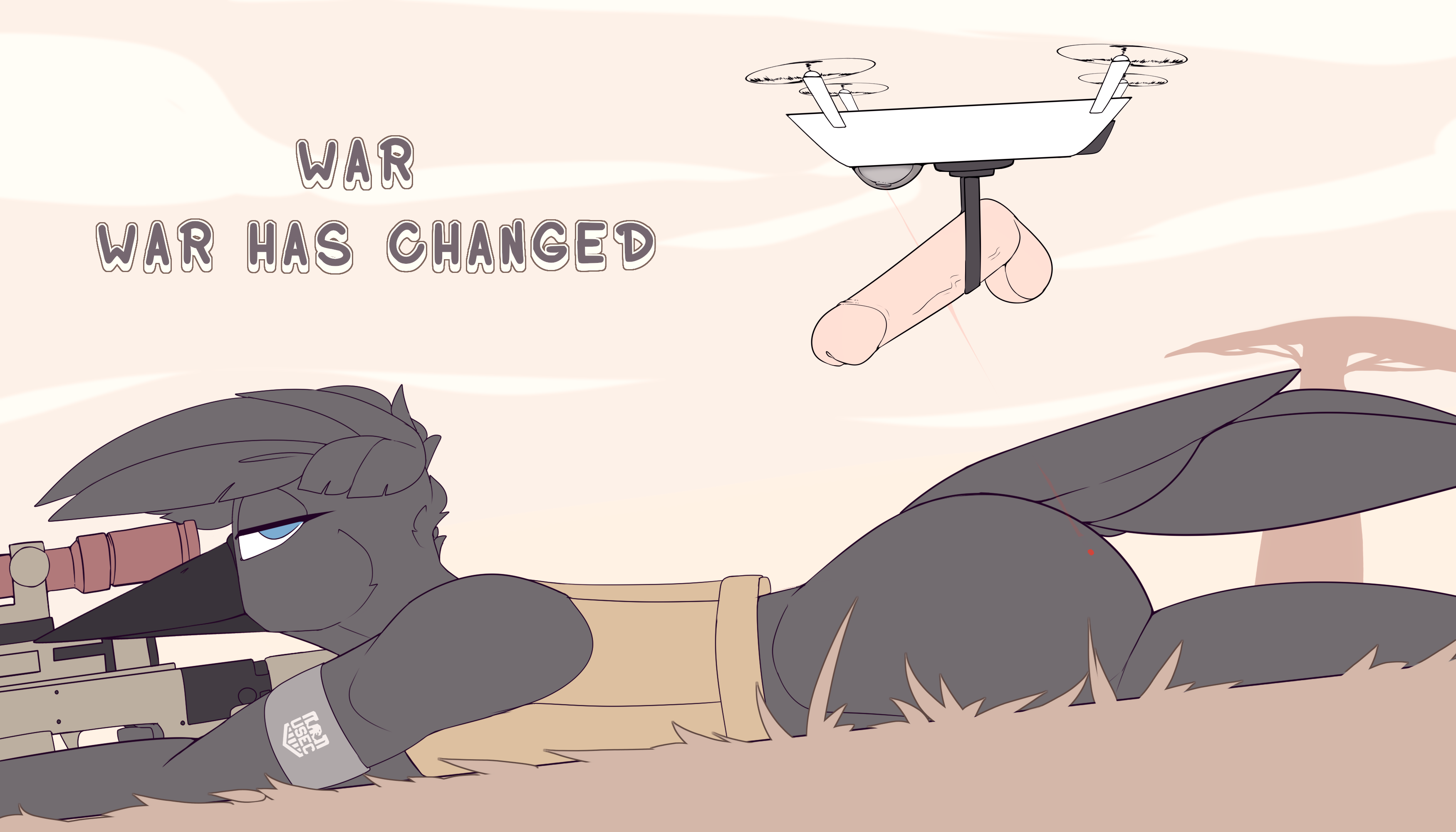 Her powerful stance radiates dominance