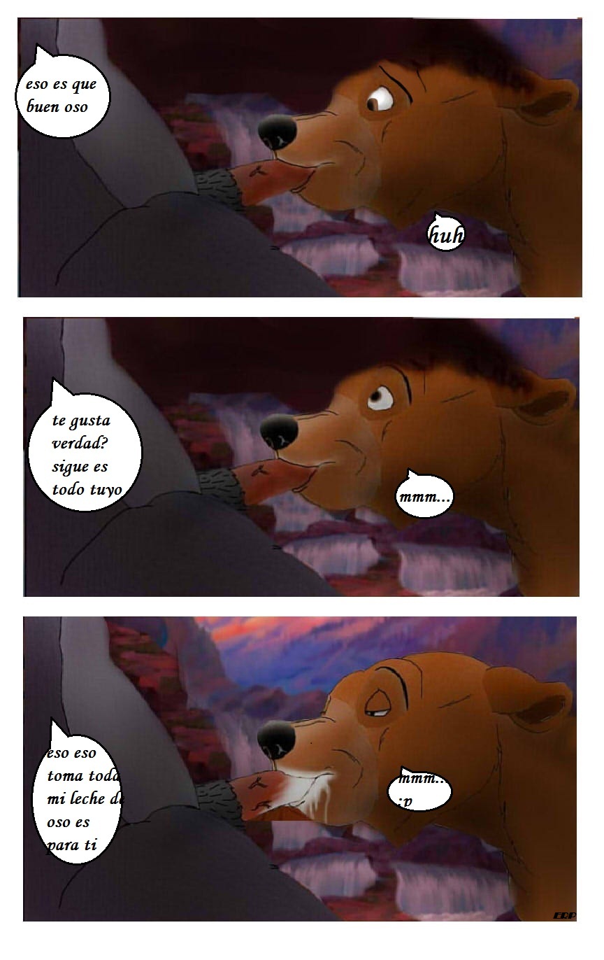 bear brother brother_bear comic disney gay kenai kenai_x_tug male_only mammal penis sibling tug