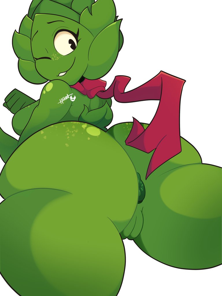 1girls, anthro, anthrofied, anus, ass, boobs, breasts, female, flora fauna, heartichoke (pvz), hghost, plant, plant girl, plant humanoid, plantie, plants vs zombies, plants vs. zombies, popcap games, pussy