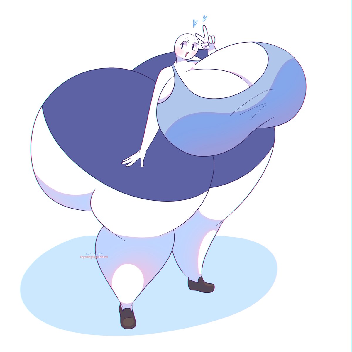 A4u-Chan (Oddly Bally) Rule 34 Image