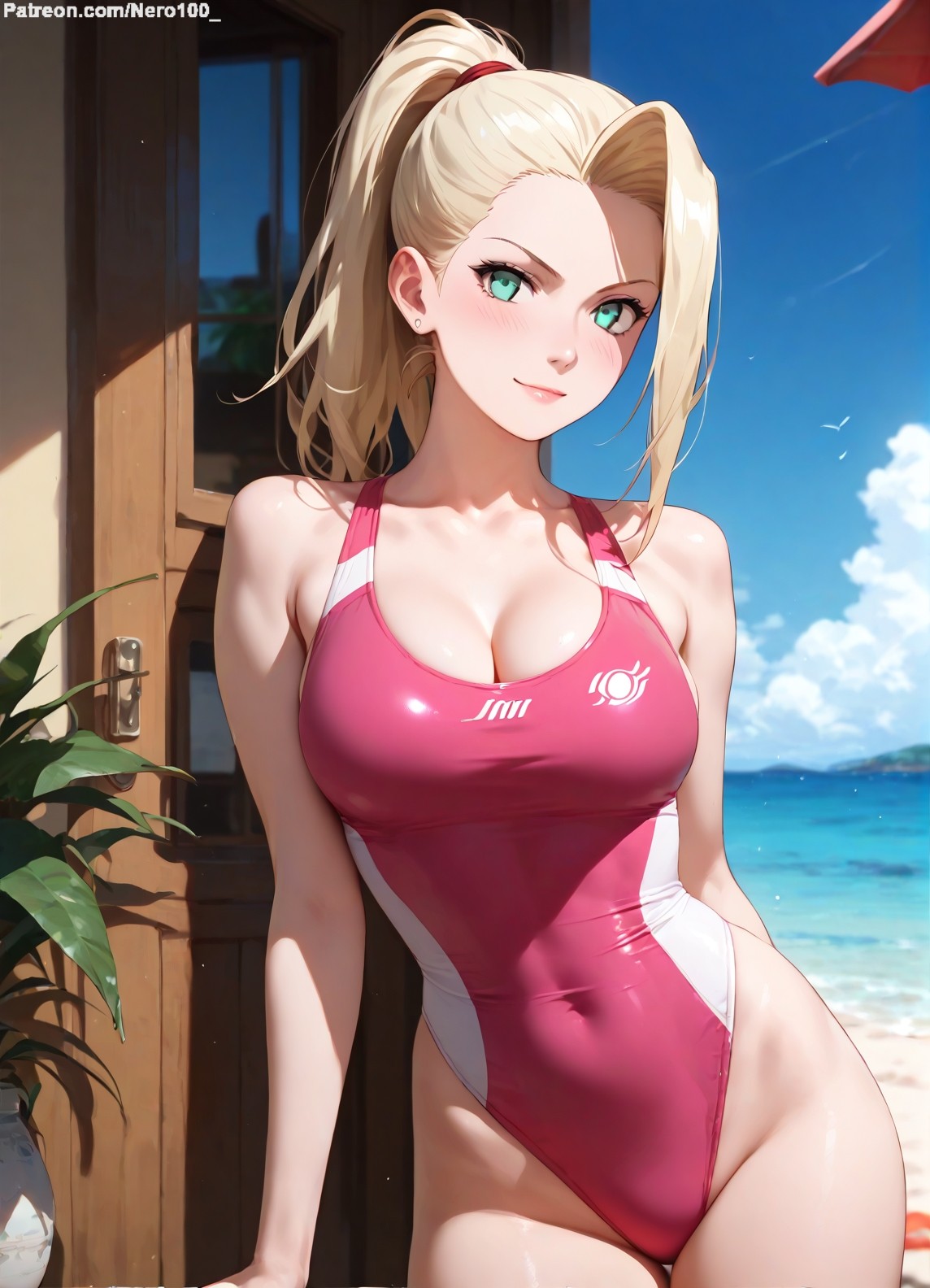 1girls 2d ai_generated areolae big_breasts blonde_female blonde_hair blonde_hair boruto:_naruto_next_generations chest cleavage curvy curvy_figure cute cute_face detailed eyelashes eyeshadow female female_only fit fit_female focus hair high_quality ino_yamanaka large_breasts legs light-skinned_female light_skin lips lipstick long_hair makeup mascara naruto naruto_(series) naruto_shippuden nero100 outdoors outside pale-skinned_female pale_skin perky_breasts ponytial posing seductive seductive_look stable_diffusion swimsuit swimwear tagme thighs thin_waist