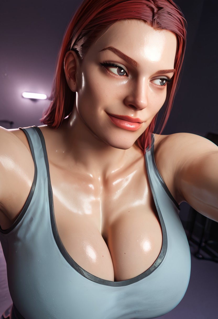 ai_generated big_breasts gwee huge_breasts large_breasts marisa_rossetti muscular_female portrait street_fighter street_fighter_6