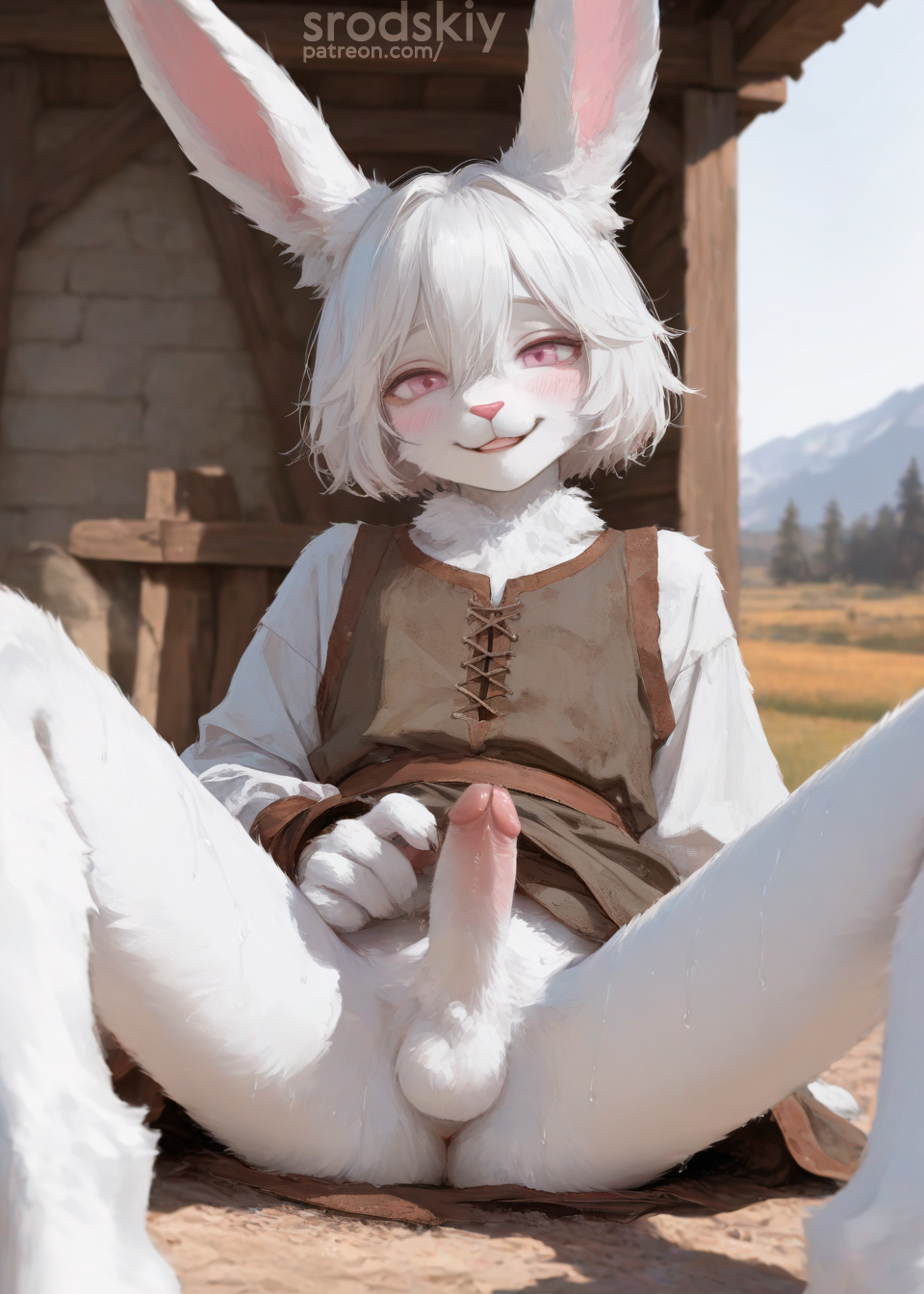 1boy, ai generated, anus, balls, cute, femboy, male, male only, original character, penis, petite body, shy, small penis, srodskiy, tagme, vulgar, young, younger male