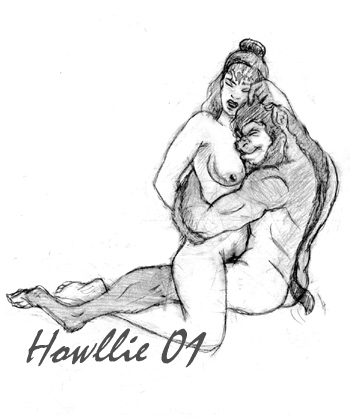 2001 breasts deity female female_on_humanoid howllie human human_on_humanoid humanoid male mammal pan_(deity) satyr straight