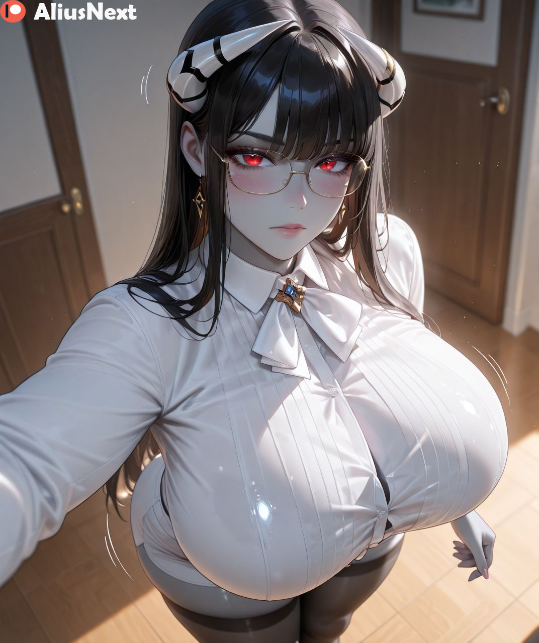 1girls, ai generated, aliusnext, ass, ass bigger than head, ass focus, ass up, big ass, big breasts, bikini, black hair, breasts, demon, demon girl, demon horns, female, female only, glasses, grey body, grey skin, heels, hi res, high quality, high resolution, highres, huge ass, huge breasts, light skin, light-skinned female, lingerie, long hair, massive ass, massive breasts, mature, mature female, oc, original, original character, original characters, patreon, phalia, red eyes, selfie, slingshot swimsuit, stockings, sweat, sweatdrop, sweating, sweaty, sweaty body, sweaty breasts, thick, thick ass, thick hips, thick legs, thick lips, thick thighs