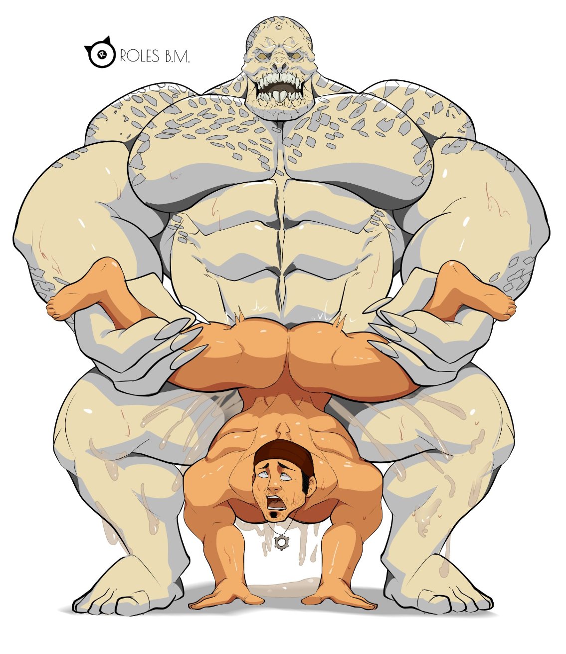 abs anal anal_sex ass back_muscles bara big_butt big_dom_small_sub big_muscles big_pecs bodily_fluids boomer_(gow) cum cum_drip cum_in_ass cum_inside cum_on_leg cum_while_penetrated daddy dilf dominant dominant_humanoid dominant_male dripping duo epic_games forced gears_of_war genital_fluids grey_body hi_res holding_partner huge_muscles huge_pecs human human_on_humanoid human_penetrated humanoid humanoid_dominating_human humanoid_penetrating humanoid_penetrating_human humansub hunk interspecies jewelry kerchief kerchief_only leaking_cum locust_(gears_of_war) locust_(gow) male male/male male_penetrated male_penetrating male_penetrating_male mammal marcus_fenix microsoft monster monstrous_humanoid muscular muscular_human muscular_humanoid muscular_male necklace necklace_only nude orgasm pecs penetration penile penile_penetration penis_in_ass piledriver_position rape roles_bm rolesbm sex simultaneous_orgasms size_difference smaller_human smaller_male smaller_penetrated submissive submissive_human submissive_male sweat xbox_game_studios