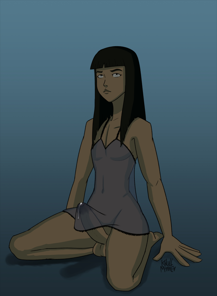 1boy androgynous avatar_legends big_penis big_testicles canon_crossdressing clothing crossdressing cum dark-skinned_femboy dark_skin desna femboy girly hung_trap knullmannen lingerie male male_only negligee penis see-through see-through_clothing solo testicles the_legend_of_korra trap water_tribe