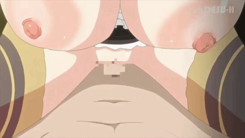 1boy, 1girls, animated, ass, big ass, big breasts, blonde hair, blue eyes, breasts, female, maid, male, maria (victoria maid maria no hoshi), sex, text, victoria maid maria no hoshi, watermark
