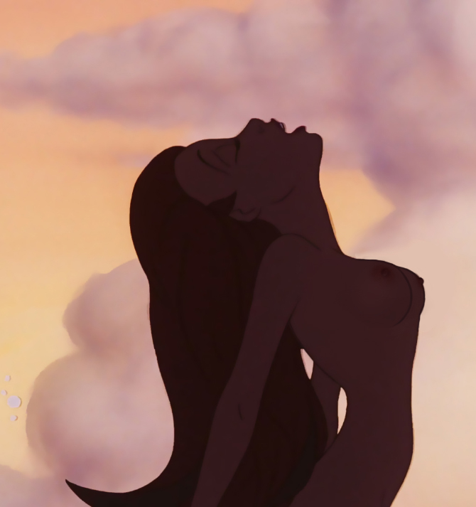 ariel, badlydrawn, breasts, disney, edit, female, loodncrood, merfolk, mermaid, nipples, no bra, screenshot edit, the little mermaid, topless