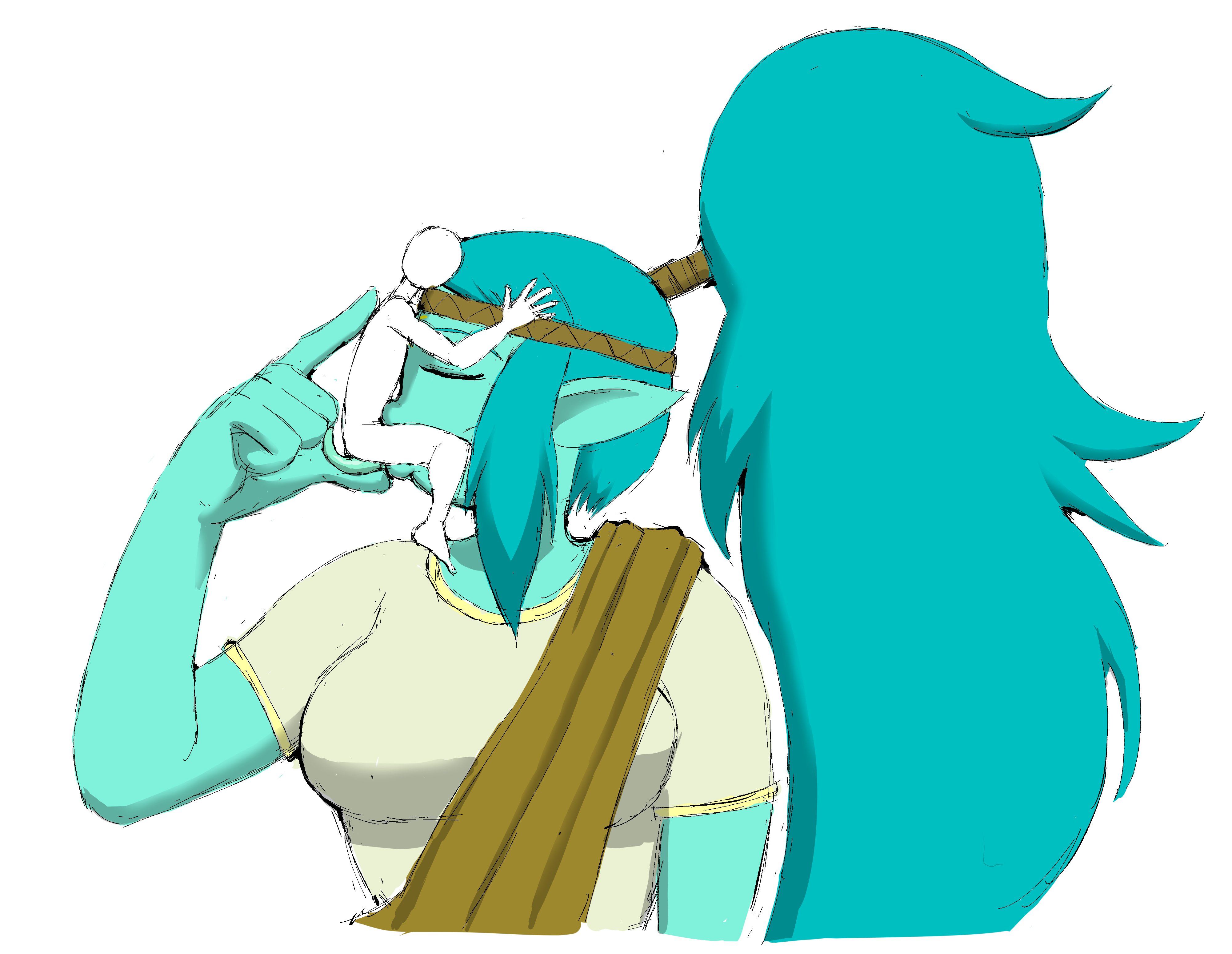 adventure time, blowjob, canyon (adventure time), ferretidk, giant, giantess, macro, micro, oversized fellatio