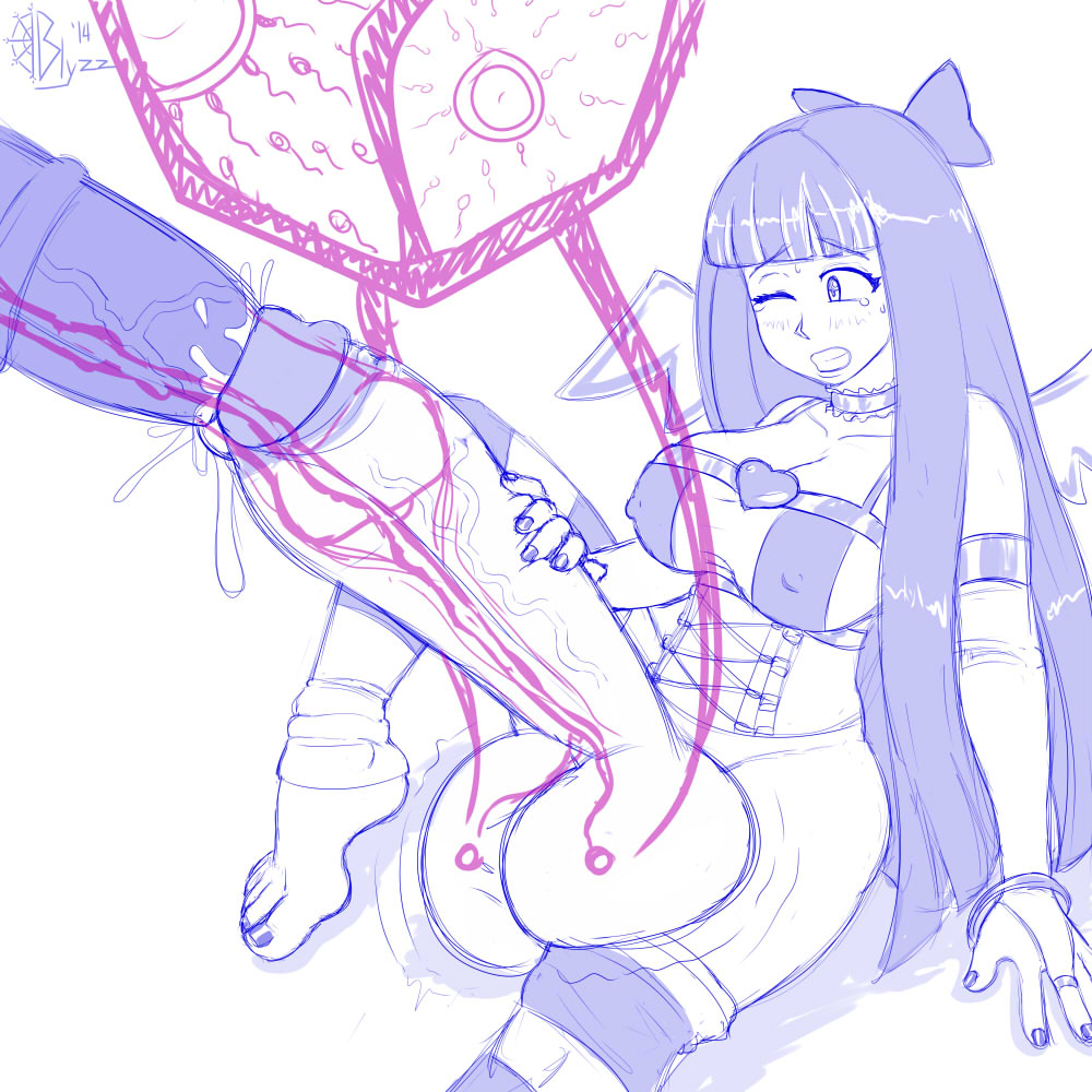 1girls, balls, balls expansion, balls growth, balls growth (enlargement), balls pregnancy, barefoot, bestiality, bestiality impregnation, blyzzarde, breasts, bridal gauntlets, busty, cleavage, dickgirl, docking, feet, female, futa urethral insertion, futanari, genital expansion, genital growth, genital growth (enlargement), horse, horsecock, hyper balls, hyper penis, hyper testicles, intersex, magical girl, nipple bulge, panty & stocking with garterbelt, penile urethral insertion, penis, penis in penis, stocking anarchy, testicles, urethral insertion, urethral penetration, voluptuous, wink, zoophilia