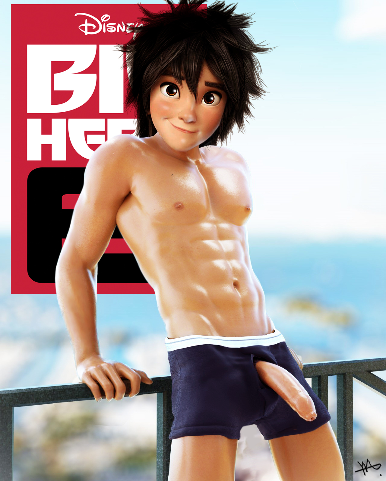 big hero 6, disney, gay, hiro hamada, male, male only, marvel, marvel comics, solo