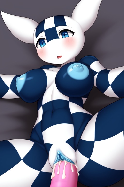 2020_tokyo_olympics ai_generated bed_sheet blue_eyes blush breasts clitoris colored_skin covered_navel cum cum_in_pussy dildo female frosting.ai furry gender_transformation genderswap_(mtf) happy interspecies large_breasts looking_at_viewer lying miraitowa navel nipples olympics on_back open_mouth outstretched_arms pov pussy rule_63 sex sex_toy smile solo spread_legs straight uncensored vaginal_penetration