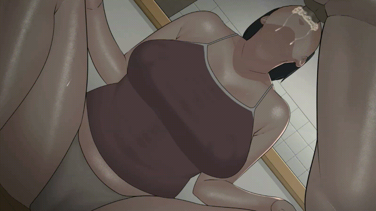 animated, big breasts, breasts, cum in mouth, female, friends mother, kitchen, male, milf, mother, netorare, ntr, ntrman, penis, season of loss, sucking penis