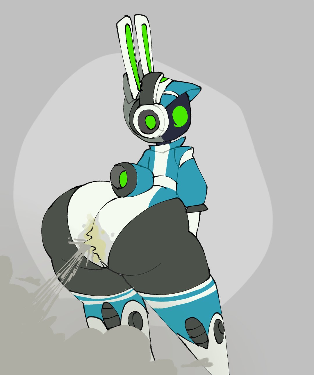 1girls, 2020s, 2026, 2026s, ass, big ass, bottom heavy, bunny, bunny ears, dumptruck ass, embarrassed, eproctophillia, fart, fart cloud, fart fetish, fart stain, female, furry, gas, gluteal fold, huge ass, possibleexport, project turboblast, rabbit, rabbit ears, robot, robot girl, screen face, swamp ass, tempo (project turboblast), twitter link, wet fart