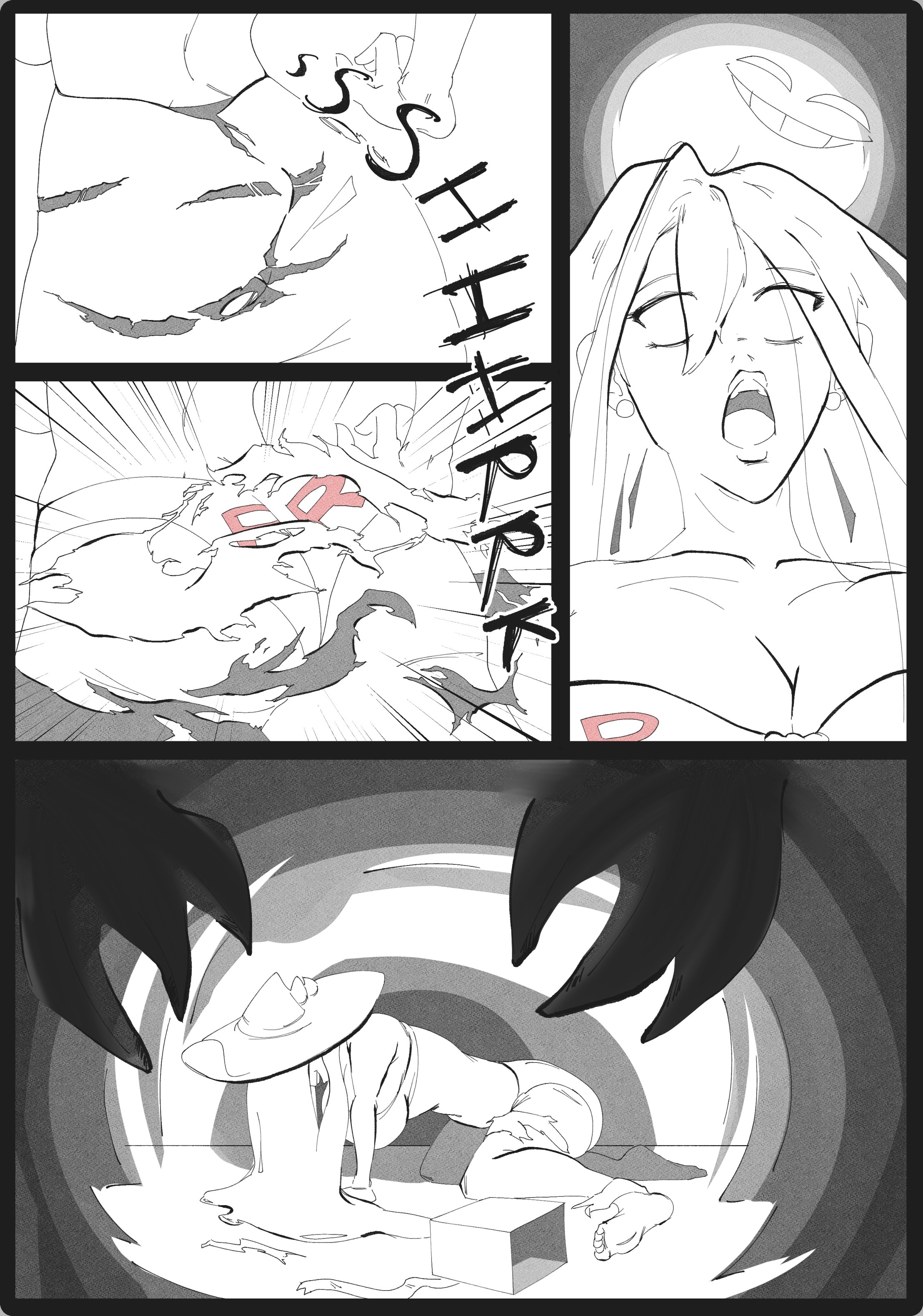 anime, ass, ass expansion, ass growth, big ass, big breasts, big butt, bikini, bimbo, bimbofication, black and white, body control, body invasion, breast expansion, breast growth, breast growth (enlargement), breasts, bubble ass, bubble butt, clothing, comic, commission, commission art, corruption, curvaceous, curvy, curvy female, dialogue, drawing, erect nipples, expansion, female, gigantic ass, growth, hat, jessie (pokemon), large ass, large butt, monochrome, nintendo, nude, nude female, pokemon, pokemon (species), possessed, possession, ripped clothing, team rocket, thick lips, thick thighs, transformation, transformation sequence, voluptuous, white hair, white skin, wide hips