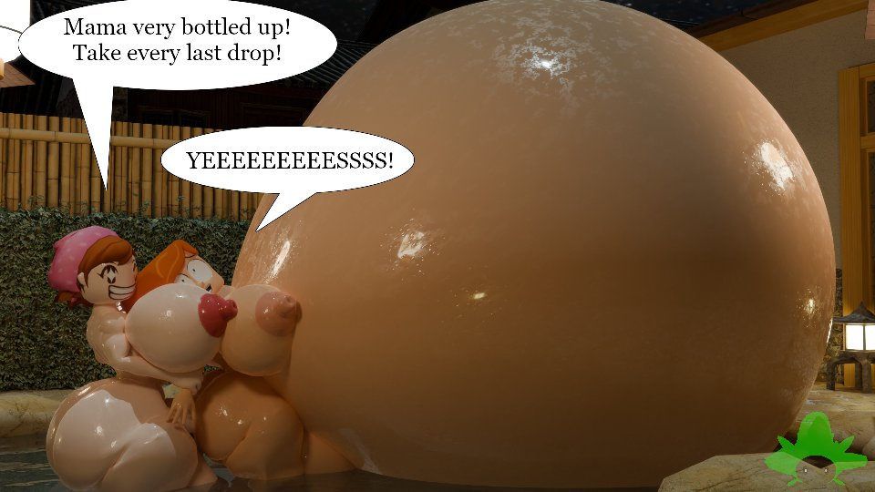 2futas, 3d, big ass, big breasts, big penis, cooking mama, cumflated, cumflated belly, cumflation, debbie turnbull, dialogue, futa on futa, futa only, futanari, hyper, hyper belly, hyper cumflation, imminent sex, kabalmystic (style), kennyb0mber (artist), mama (cooking mama), mature futa, milf, older futa, robotboy, spa, tagme