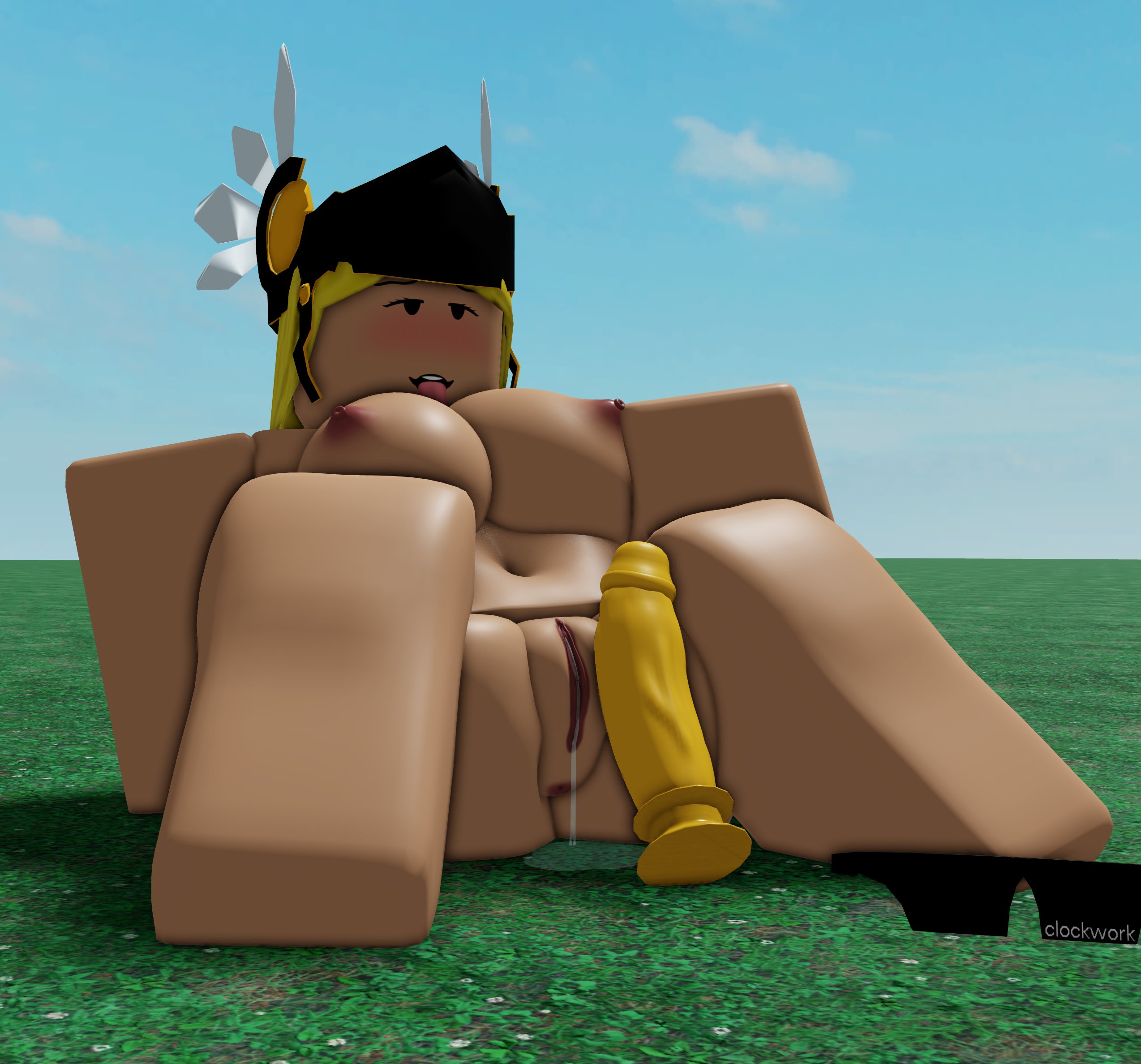 1girls, 2026, 3d, anus, areolae, ass, barefoot, baseplate, belly button, big ass, big breasts, black eyes, blackvalk, blonde hair, blush, breasts, completely nude, completely nude female, day, dildo, eyebrows, female, female only, full body, im sandra, long hair, naked, naked female, naughty face, nipples, nude, nude female, outdoor nudity, outdoors, pussy, pussy juice, pussy juice drip, pussy juice puddle, pussy juice string, raithrr34, remake, roblox, roblox avatar, roblox youtuber, robloxian, sky, solo, solo female, spread legs, stomach, sunglasses, sunglasses removed, tan skin, tan-skinned female, thick thighs, thighs, tongue out, twitter username, valkyrie helm, yellow dildo, yellow hair, youtube, youtuber