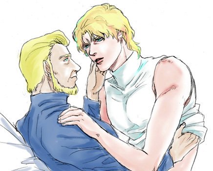 blex_forer blonde_hair char_aznable dilf gundam male male_only quattro_vageena