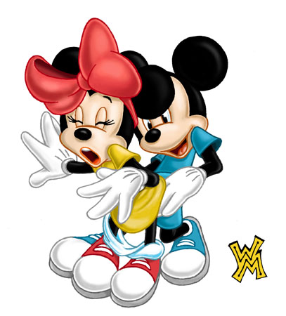 color disney duo female fur furry furry_only mickey_mouse minnie_mouse mouse public_domain white_background white_mouse