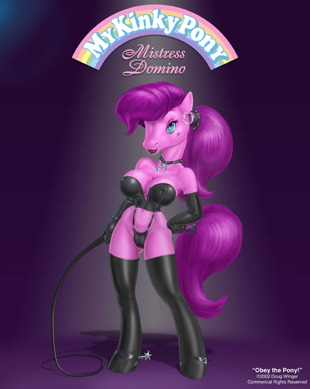 2000s 2002 bdsm bdsm_gear bdsm_outfit bondage dominatrix doug_winger female horse mlp_g1 my_little_pony my_little_pony_'n_friends oc smooth_skin tagme