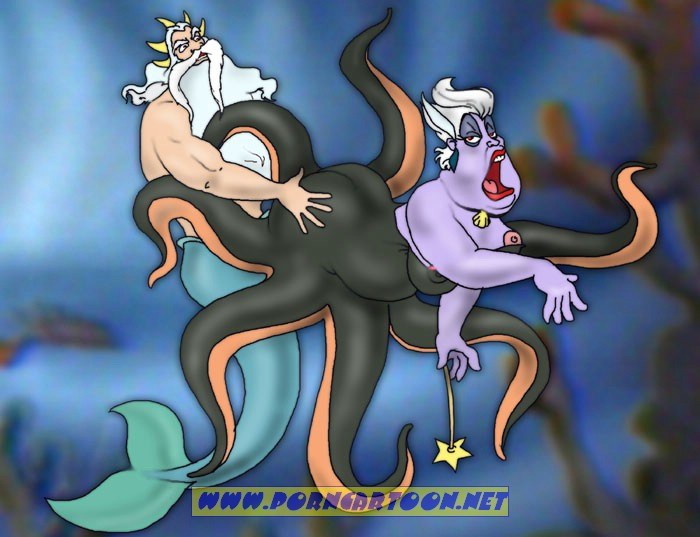 disney female king_triton male nipples porncartoon tagme the_little_mermaid ursula ursula_(the_little_mermaid)