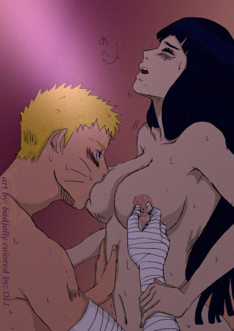 1boy, 1girls, badjolly, blush, breasts, couple, female, groping, hyuuga hinata, kissing breasts, licking breast, male, naruto, naruto (series), uzumaki naruto