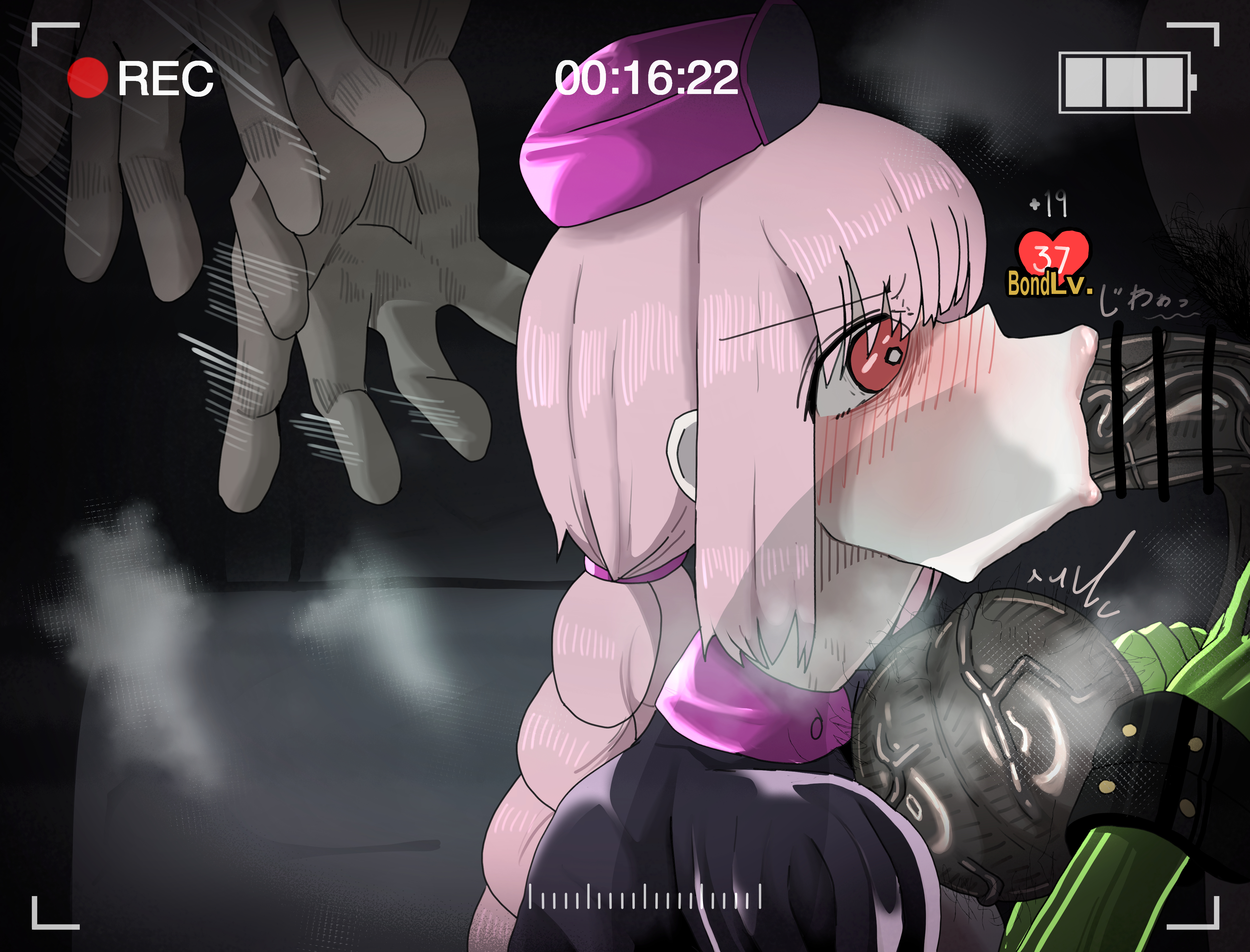 :>=, 1boy, 1girl, 1girls, ass, balls, ballsack, big ass, big breasts, big butt, big tits, blowjob, blowjob face, blush, blushing, blushing female, breasts, bubble, bubbles, butt, censor bar, censored, censored penis, cheat, cheating, cheating (relationship), cheating female, comic, comic page, comic panel, cuck, cuckolding, curvy, curvy female, curvy figure, dark skin, dark-skinned male, deep blowjob, deepthroat, dirty penis, disgusted, disgusted look, drowning, drowning in cum, fate (series), fate/grand order, fellatio, fellatio face, fellatio gesture, female, filming, florence nightingale (fate), florence nightingale (trick or treatment) (fate), foreskin, foreskin folds, foreskin play, glans, glans licking, glans stimulation, glansjob, glistening, glistening body, glistening skin, grabbing head, head, head grab, huge ass, huge balls, huge breasts, huge butt, huge tits, kanacorp, lips, lipstick on penis, male, medical gloves, netorare, netorase, ntr, nurse, nurse cap, nurse clothing, nurse hat, nurse outfit, nurse uniform, onomatopoeia, pink hair, pubes, recording, recording video, red eyes, rubber gloves, simple background, smegma, smegma in foreskin, steam, steamy, steamy body, stench, stretching balls, suck, sucking penis, sucking tip, sweat, sweatdrop, sweating, sweaty, sweaty body, text, text box, text bubble, thick, thick female, thick hips, thick thighs, tip sucking, tits, veiny, veiny penis, wide hips