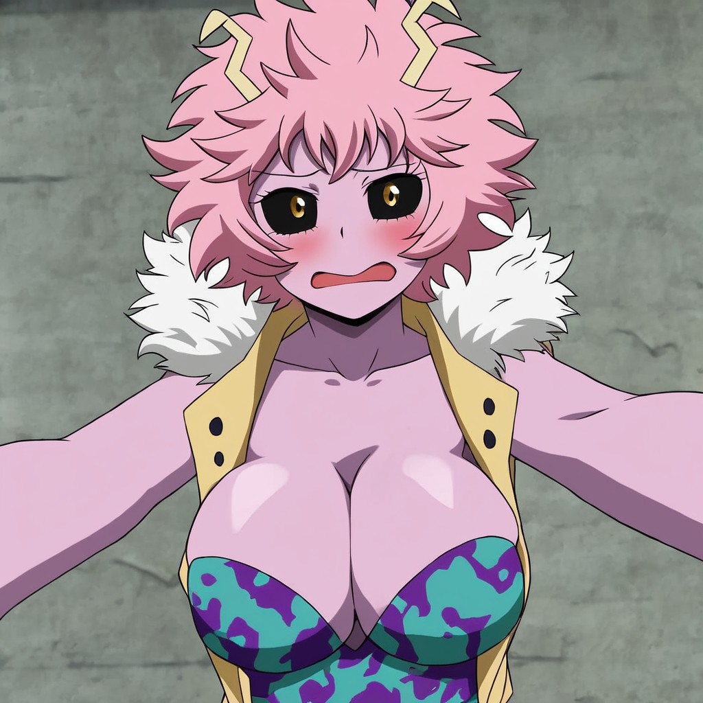 ashido_mina big_breasts blush boku_no_hero_academia mha mina_ashido my_hero_academia revealing