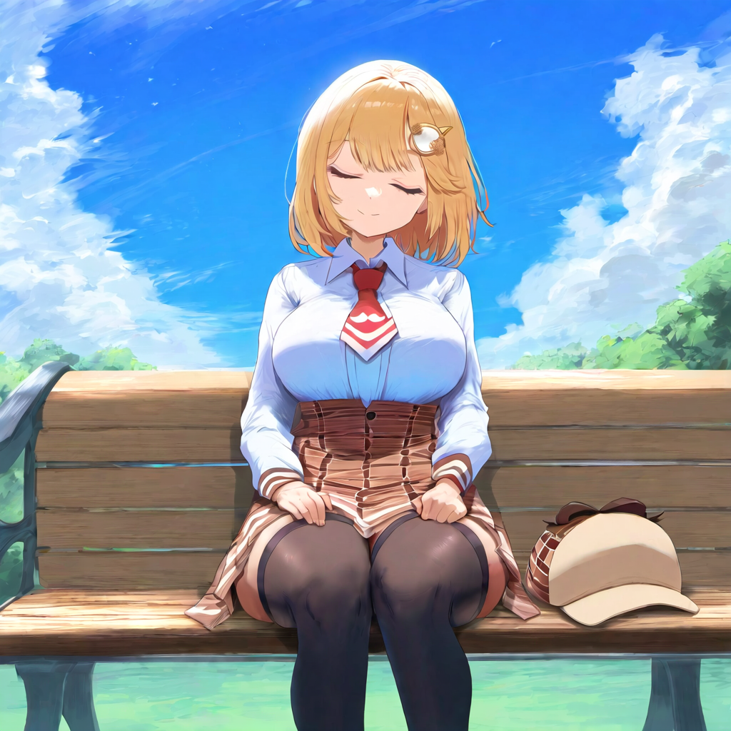 ai_generated ameanon hololive hololive_english hololive_myth large_breasts not_porn safe safe_for_work sfw smile virtual_youtuber vtuber watson_amelia wide_hips